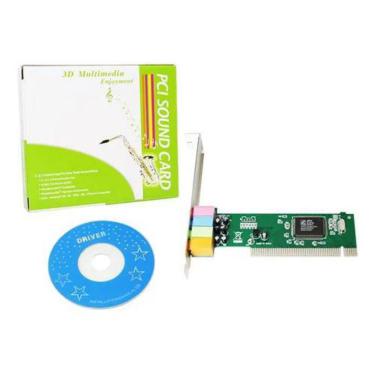 Imagem de Placa De Som Pci 4.1 Canais Leaves - Pc-Shenka-4.1