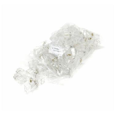 Imagem de Conector Rj45 8X8 Cat5E Suporte Gigabit Ethernet  100Und