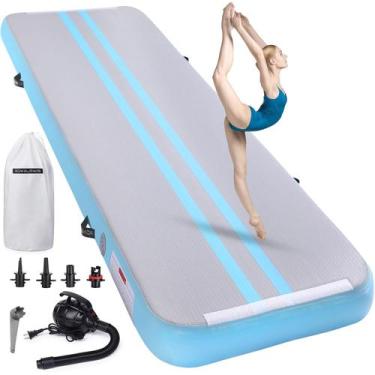 Imagem de Tapete de ginástica de ar inflável ROMELANDS 3m/4m/5m com bomba