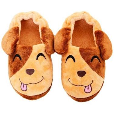 Imagem de Pantufa Infantil Antiderrapante Menino Cachorro Dog 21 Ao 28 - Pimpolh
