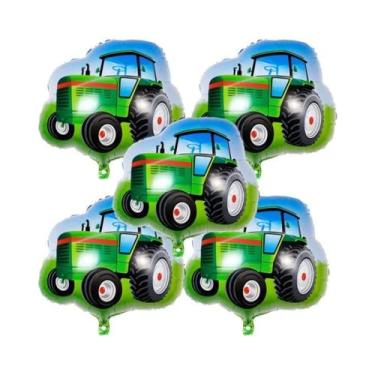 Imagem de Balões De Festa De Aniversário Para Meninos Com Tema De Construção - 5