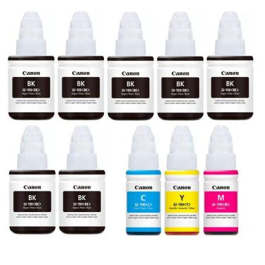 Imagem de kit 10 Refil Tinta G3110 G4100 BK C Y M
