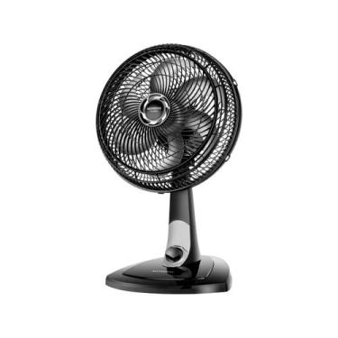 Imagem de Ventilador de Mesa Mondial Turbo 06 Pás VT-30-NB 110V, Preto e Prata, 