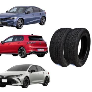 Imagem de 2 Pneus 205/55 R16 Voyage Golf Jetta Megane Corolla Civic Elantra Onix