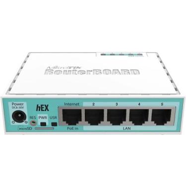 Imagem de Roteador Mikrotik Hex RB750GR3 Bivolt