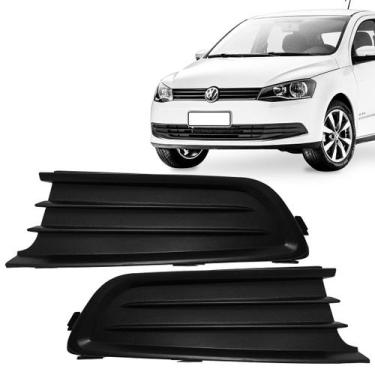 Imagem de Par Grade Parachoque Sem Milha Gol Voyage Saveiro G6 Até 16 - Blawer