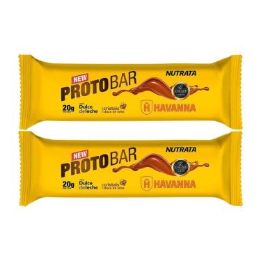 Imagem de Kit 2X Barra Protobar Whey - 1 Unidade 70g Dulce de Leche Havana - Nutrata-Masculino