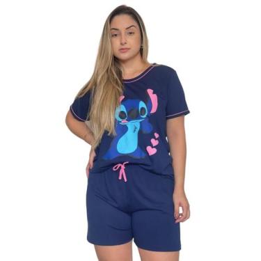 Imagem de Pijama Feminino Manga Curta Verão Conjunto baby doll Short - PIJAMAS V