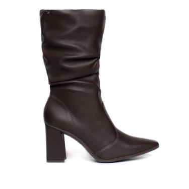 Imagem de Bota Feminina Mississipi Cano Médio Napa Marrom, Marrom, 37