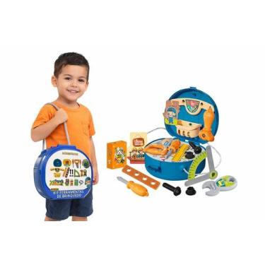Imagem de Kit Maleta Ferramentas Infantil Brinquedo Construção - Dute Toys