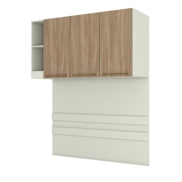 Imagem de Ponte Modular 3 Portas 145cm New Predileto Mc13 Areia Hp Jequitibá - Henn