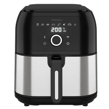 Imagem de Air Fryer Colormaq 8L 1700w Digital Preta e Inox, 220V, Preto