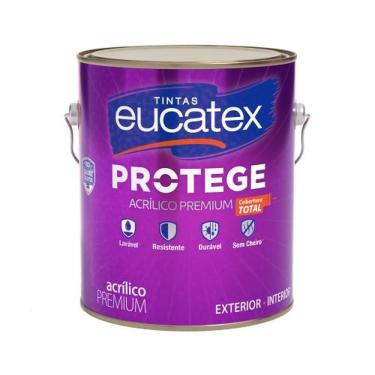 Imagem de Tinta Acrílica Premium Protege Semi Brilho para Parede Branco Galão 3,6L Eucatex