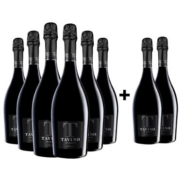 Imagem de Kit Espumante Tavino Brut 8 Garrafas 750ML Cada para Festas e Eventos Gruppo Cevico