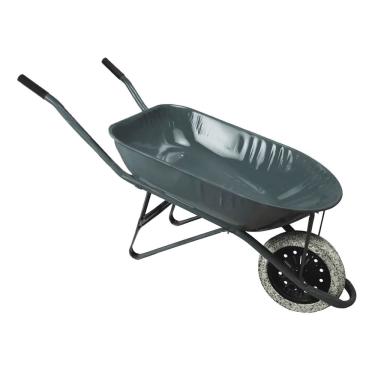 Imagem de Carrinho de Mão 462MSUL Aço Carbono Pneu Maciço Chapa 24mm Capacidade 50L para Construção e Jardinagem Minasul
