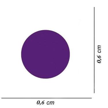 Imagem de Furador Premium Artesanal Toke e Crie - Mini, CÍRCULO 1/4