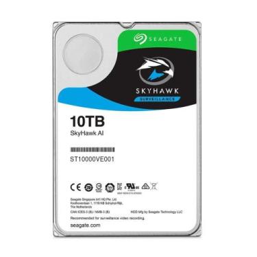 Imagem de HD 10TB Seagate Skyhawk AI Surveillance SATA III 6GBs 7200RPM Cache 25