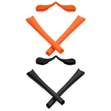 Imagem de Mryok Kits de reposição para óculos de sol Oakley Radar XL, Laranja e preto, One Size