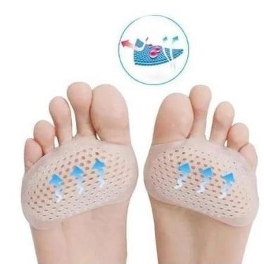 Imagem de Tiptoe Protector Protetor Para Os Pés Cor Bege Silicone