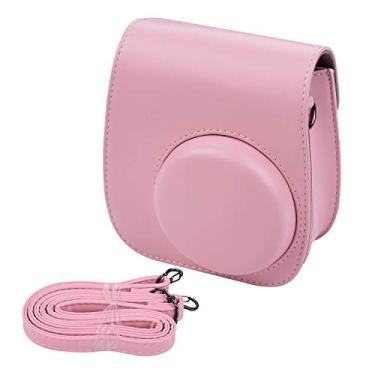 Imagem de Kiboule Suporte de bolsa portátil para câmera instantânea PU com alça de ombro compatível com Fujifilm Fuji Instax Mini 11