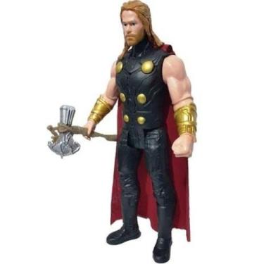 Boneco Thor Endgame Com Martelo Top - Articulado 50 Cm