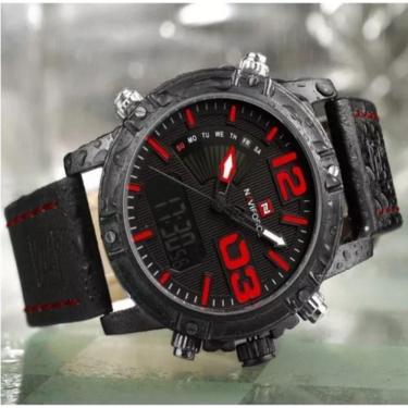 Imagem de Relógio Pretto Masculino Naviforce Modelo 9095