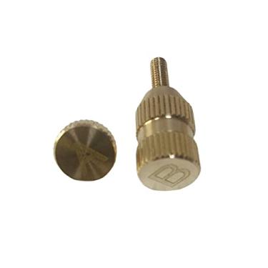 Imagem de Fancyes Saxofone Pescoço Curvo Accs Substituição Cobre Melhorar Peças de Instrumentos de Profissional para Soprano Tenor Alto Barítono, Parafuso AB 4mm