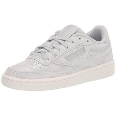 Imagem de Reebok Tênis feminino Club C, Cinza puro/prata fosco/giz, 7.5