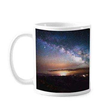Imagem de Caneca Nebulae Galaxy Dark Night Sky cerâmica café porcelana xícara louça