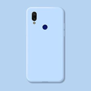 Imagem de Capa flexível de silicone Candy para Xiaomi Redmi Note 5 6 7 8 8T Pro 5A 6A 7A 8A S2 GO K20 Capa colorida sólida fosca, azul claro, para Redmi Note 4