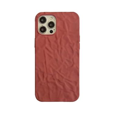 Imagem de Capa protetora de moda 3D padrão de origami verde escuro bege para iPhone 14 13 12 11 Pro XS MAX XR X SE 7 8 Plus Tijolo de tampa traseira para iPhone XR