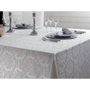 Imagem de Toalha De Mesa Quadrada 80X80cm - Kacyumara Nova Mesa Jacquard Clean