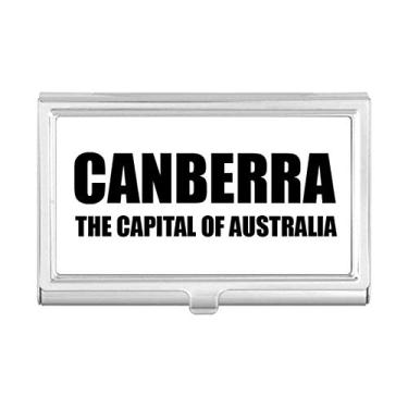 Imagem de Canberra A Capital da Austriália Porta-cartões de visita Carteira de bolso