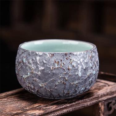 Imagem de PAYNAN Caneca de cerâmica grossa retrô de cerâmica esmaltada xícara de chá de porcelana copo de café de porcelana copo de água