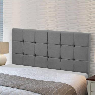 Imagem de Cabeceira Queen Julia 160cm em Madeira Reflorestada Veludo Star Confort