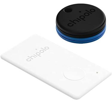Imagem de Chipolo BUNDLE - 2x ONE + 1x CARD - Localizador de chaves e carteiras, rastreador Bluetooth, localizador de itens, Funciona com Chipolo App (compatível com iOS e Android)