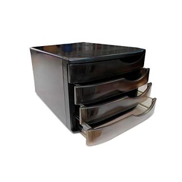Imagem de Gaveteiro com 4 Gavetas Waleu, Preta