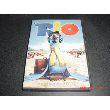 Imagem de DVD Video Of RIO With Anne Hathaway, Jason Eisenberg and George Lopez. Animated Feature Movie.