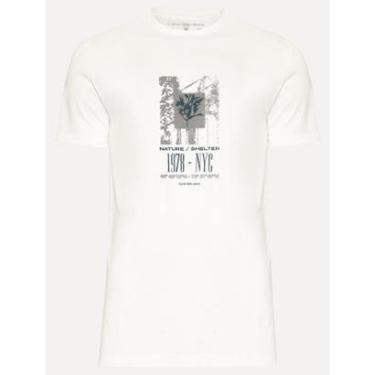 Imagem de Camiseta Calvin Klein Jeans Masculina Sustainable 1978 NYC Off-White-Masculino