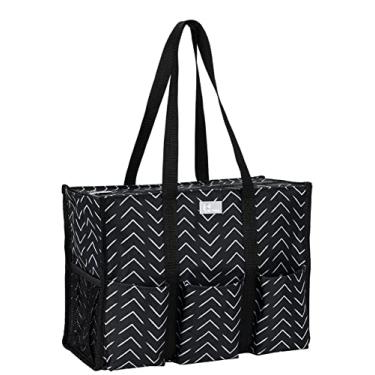 Imagem de Pursetti Bolsa utilitária com bolsos e compartimentos - bolsa de enfermeira perfeita, bolsa de professor, bolsas de trabalho para mulheres e bolsa de artesanato, Marca de escotilha, Medium