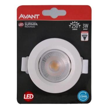 Imagem de Spot Led Cob Redondo 3W Direcionável Bivolt Avant