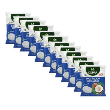 Imagem de 12uni Coco Ralado Fino Puro sem Açúcar 100gr - Copra