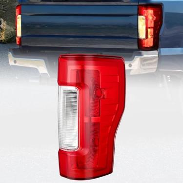 Imagem de Nilight Conjunto de lanterna traseira compatível com Ford F250 F350 Super Duty 2017 2018 2019 Substituição da lâmpada traseira estilo OE lente vermelha do lado do passageiro, garantia de 2 anos