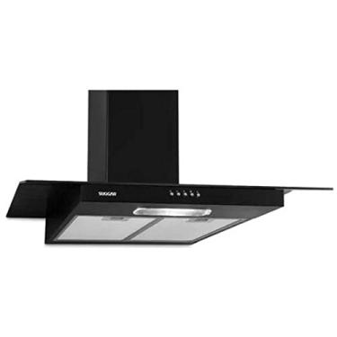 Imagem de SUGGAR DEPURADOR E EXAUSTOR DE AR VIDRIO PRETO 90CM 127V