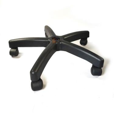 Imagem de Estrela Aço Com Capa Injetada Frisokar Preta Rodizios Comuns