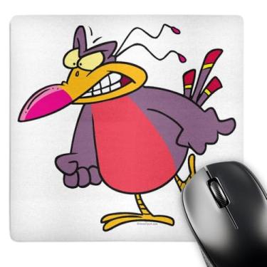 Imagem de 3dRose Mouse pad Silly Angry Mad Bird 20 x 2,3 cm (mp_104320_1)