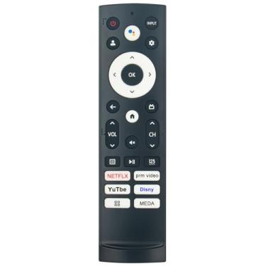 Imagem de ERF3S90H Controle remoto de substituição de pesquisa por voz compatível com Hisense Google Smart TV A6 Series 55A6H 65A6H 70A6H 50A6H 43A6H 75A6H 43A65H 43A68H 50A65H 50A68H 65A68H 75A65H 55A65H 8H
