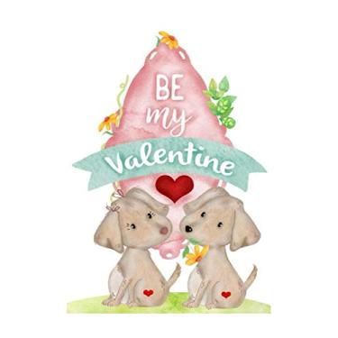 Imagem de Be My Valentine: Cute Couple Dogs Journal, Valentine’s Day Dot Grid Writing Notebook, Dotted Grid Bullet Journal, 6x9 Notebook