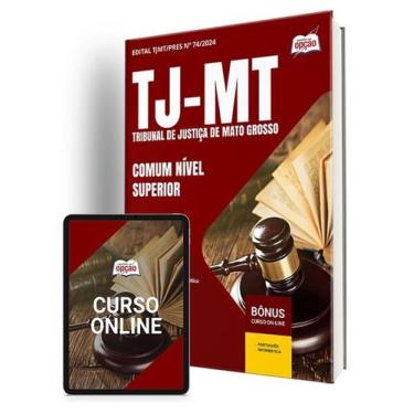 Imagem de Apostila TJ-MT 2024 - Comum Nível Superior - Apostilas Opção