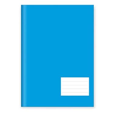 Imagem de Pacote com 05 Caderno Brochura 1/4 Pequeno Capa Dura Costurado 96 folhas - Azul - Máxima